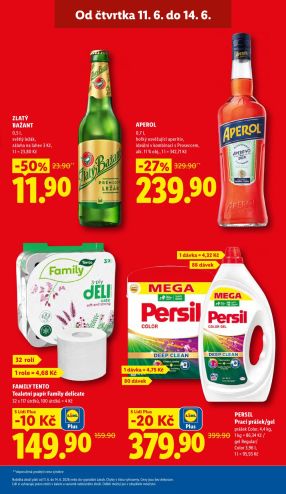 akční leták Lidl 11.6.2026-14.6.2026