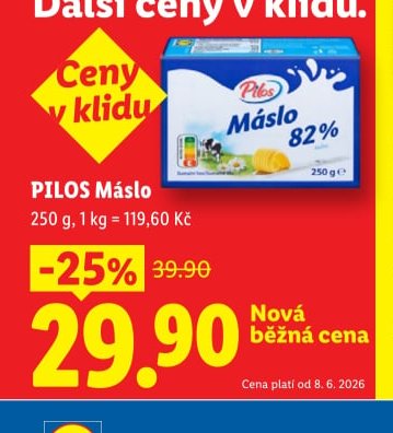 PILOS Máslo