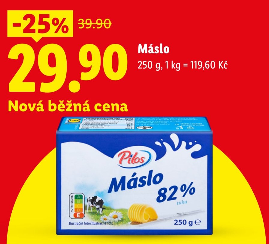 Máslo Pilos 250 g