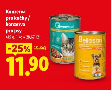 Konzerva pro kočky / pro psy 415 g