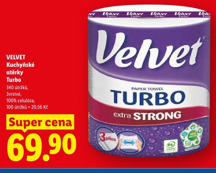 VELVET Kuchyňské utěrky Turbo