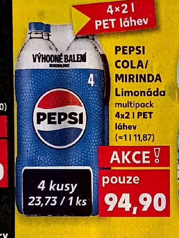 PEPSI COLA / MIRINDA Limonáda