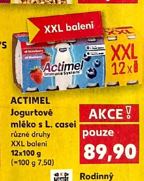 ACTIMEL Jogurtové mléko s L. casei