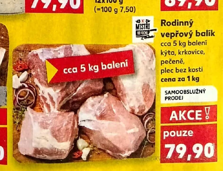 Rodinný vepřový balík