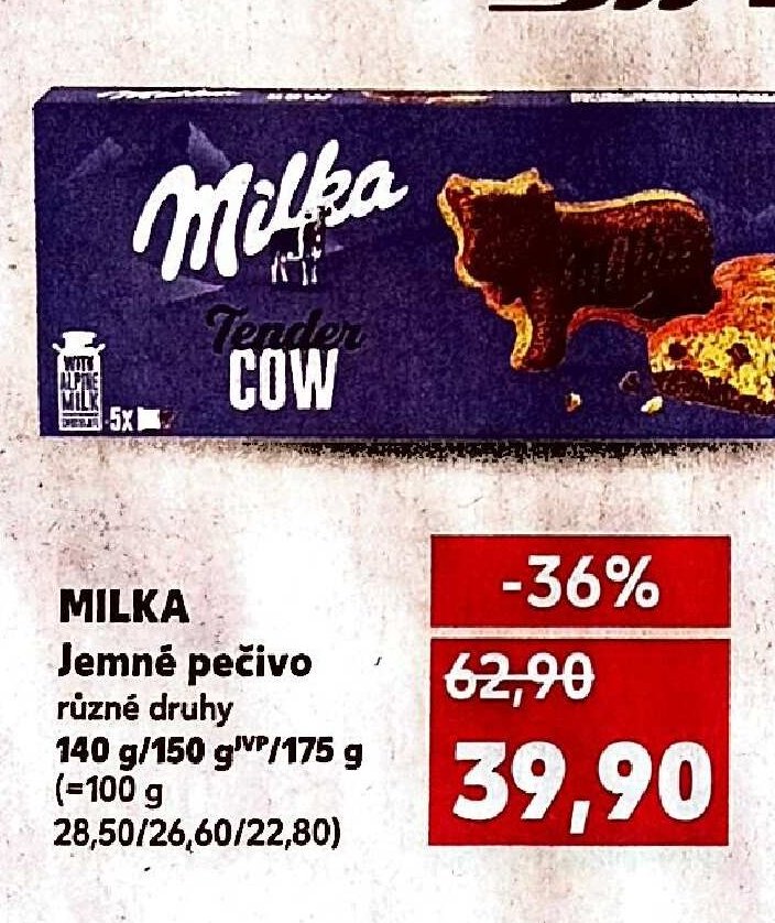 MILKA Jemné pečivo