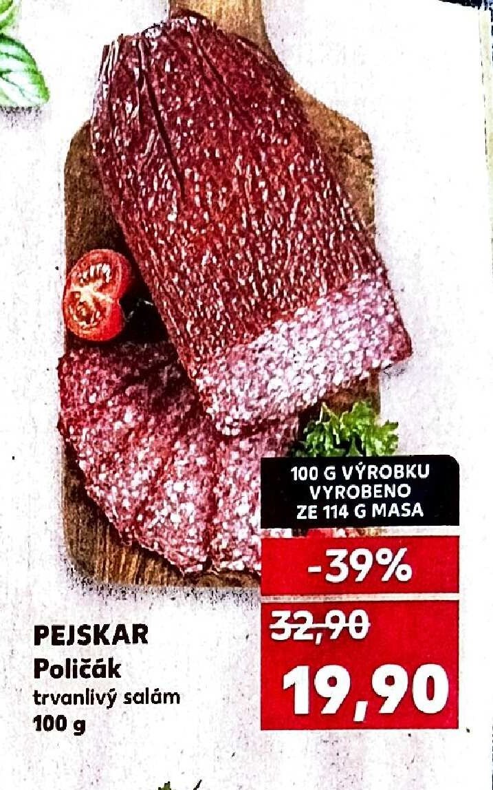 PEJSKAR Poličák trvanlivý salám