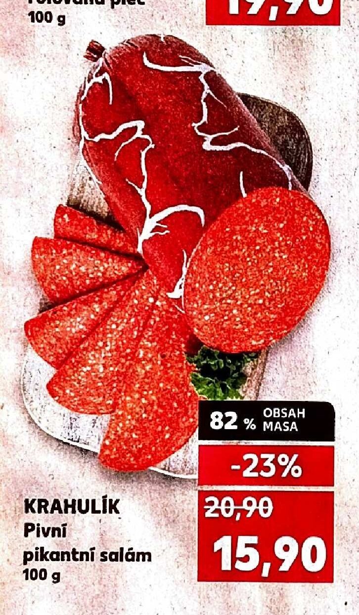 KRAHULÍK Pivní pikantní salám