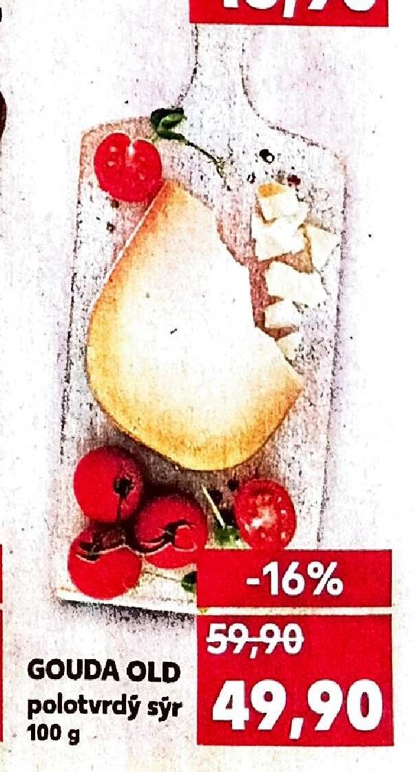 GOUDA OLD polotvrdý sýr