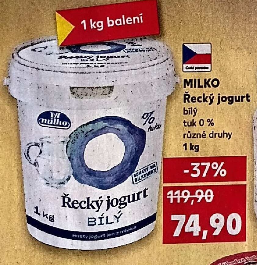 MILKO Řecký jogurt bílý