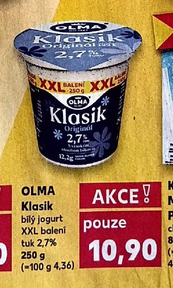 OLMA Klasik bílý jogurt
