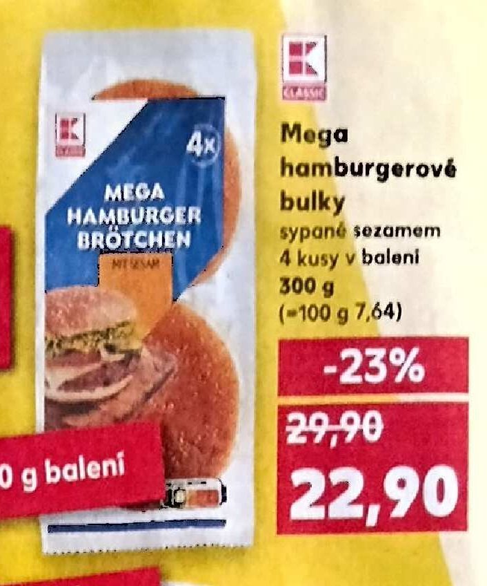 Mega hamburgerové bulky