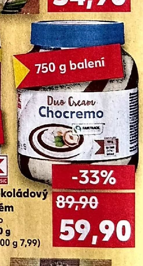Čokoládový krém Duo