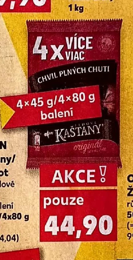 Orion Kaštany/Margot 4x45 g/4x80 g