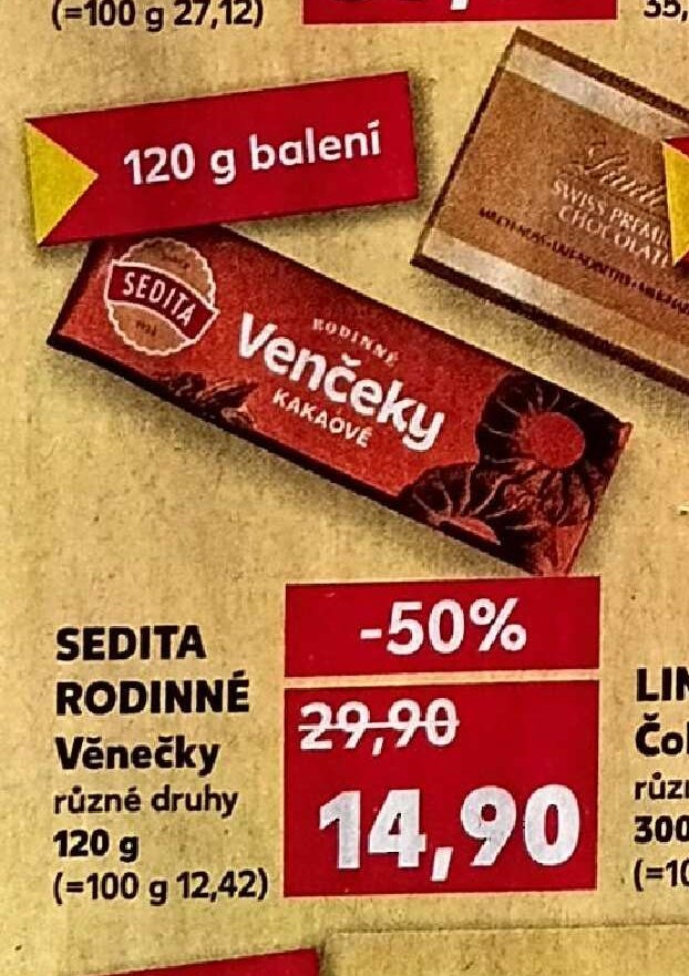 Sedita Rodinné Věnečky 120 g