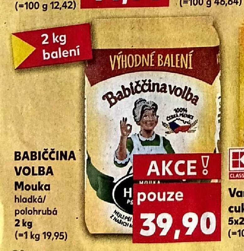 Babiččina volba Mouka 2 kg