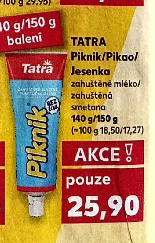 Tatra Piknik/Pikao/Jesenka 140 g/150 g