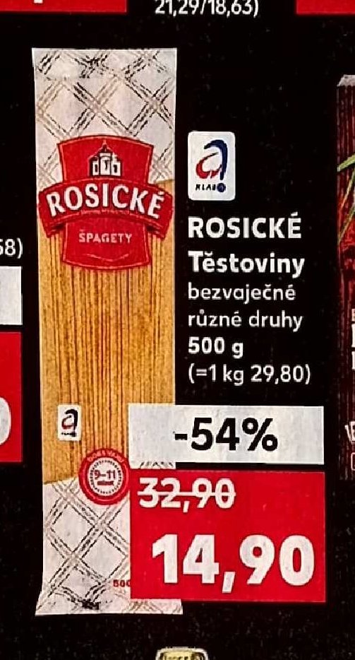 ROSICKÉ Těstoviny
