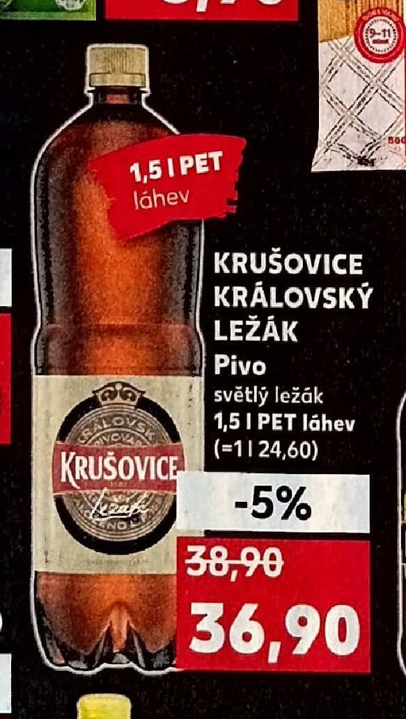 KRUŠOVICE KRÁLOVSKÝ LEŽÁK Pivo