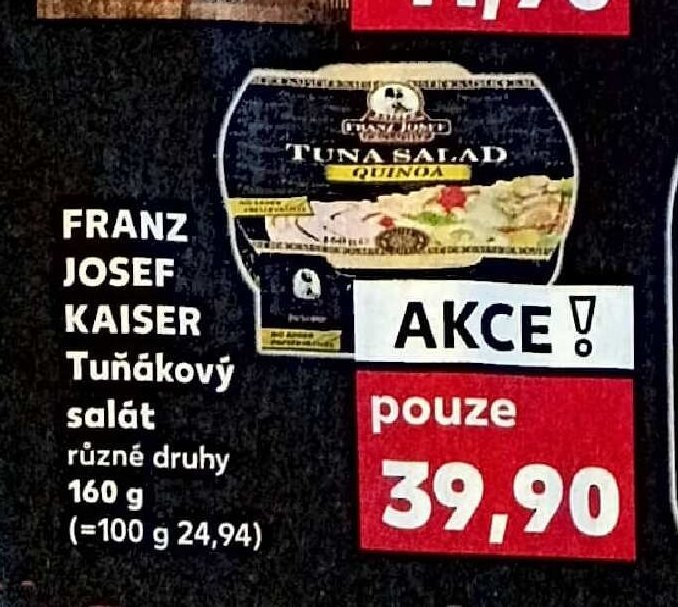 FRANZ JOSEF KAISER Tuňákový salát
