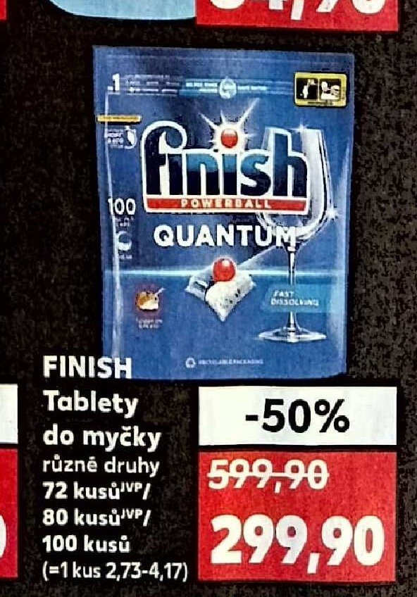 FINISH Tablety do myčky