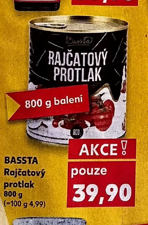 Bassta Rajčatový protlak
