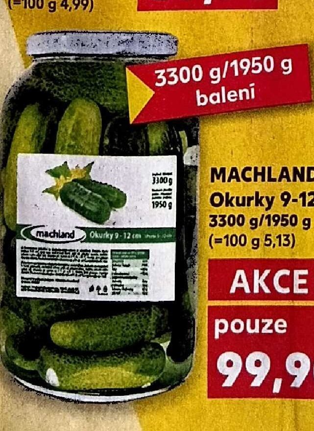 Machland Okurky 9-12 cm