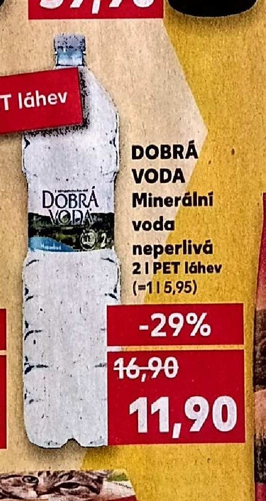 DOBRÁ VODA Minerální voda