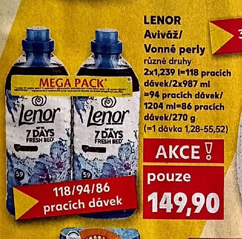 Lenor Aviváž/Vonné perly