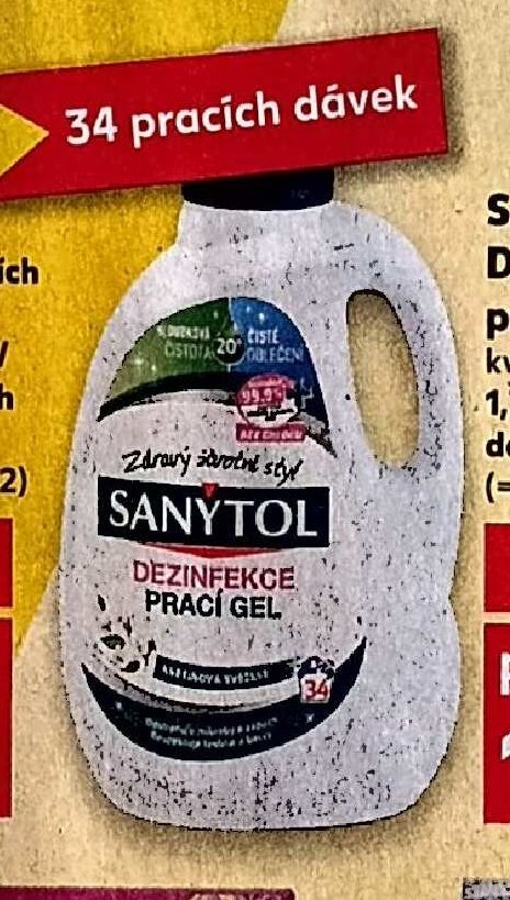 SANYTOL Dezinfekční prací gel