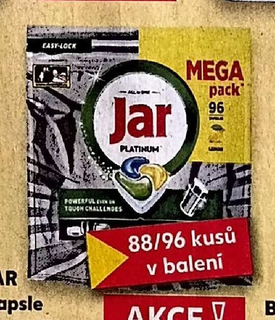 JAR Kapsle do myčky
