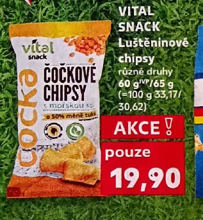 VITAL SNACK ČOČKOVÉ CHIPSY