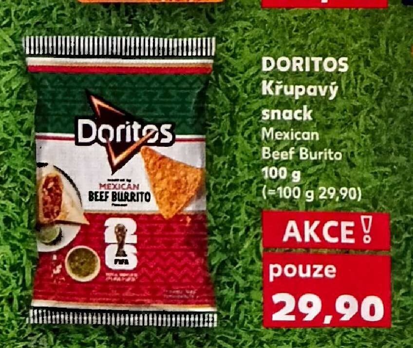 DORITOS Křupavý snack Mexican Beef Burito