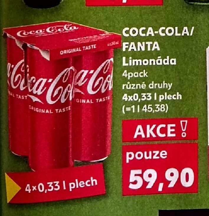 Coca-Cola/Fanta Limonáda