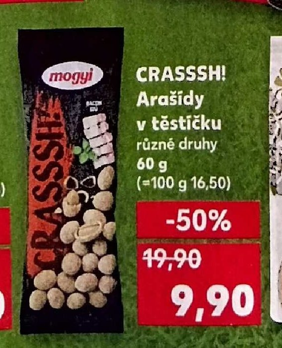 Crasssh! Arašídy v těstíčku