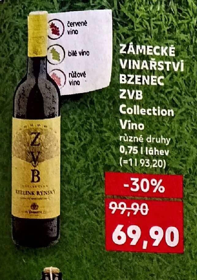 ZÁMECKÉ VINAŘSTVÍ BZENEC ZVB Collection Vino
