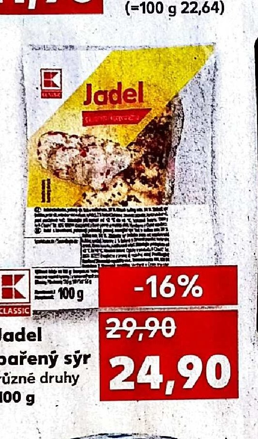 Jadel pařený sýr