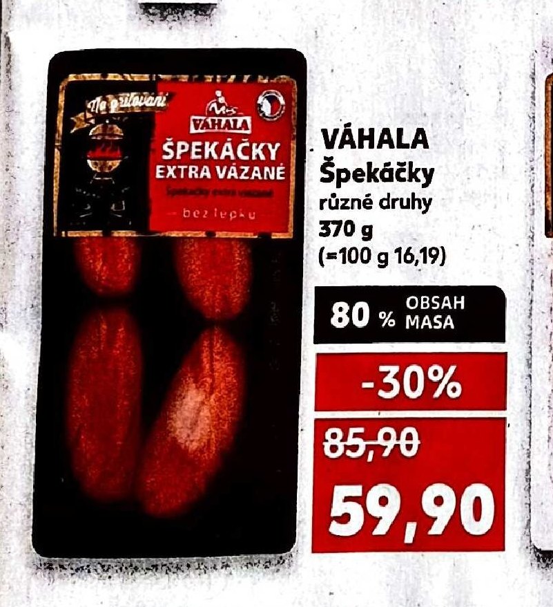 VÁHALA Špekáčky
