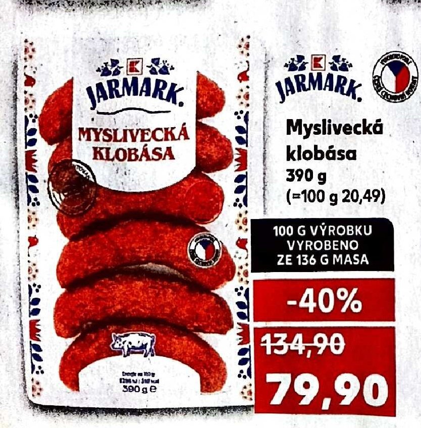JARMARK Myslivecká klobása