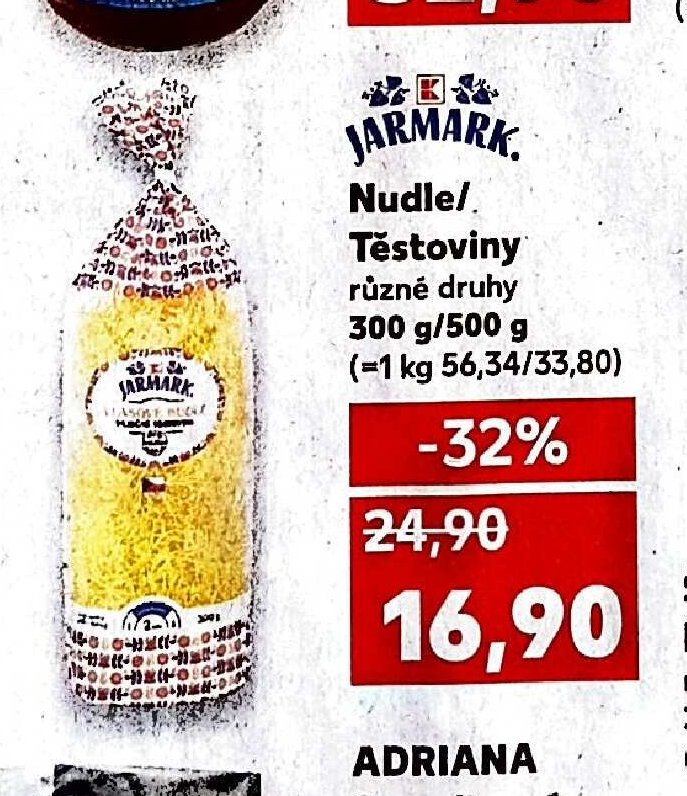 JARMARK Nudle/Těstoviny