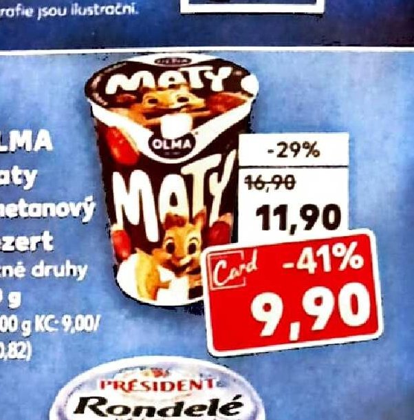 Olma Maty Smetanový dezert 110 g