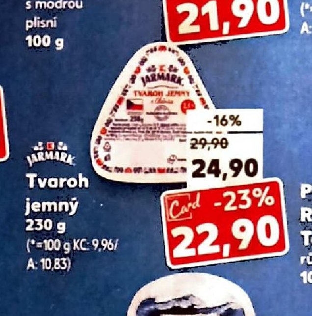 Jarmark Tvaroh jemný 230 g