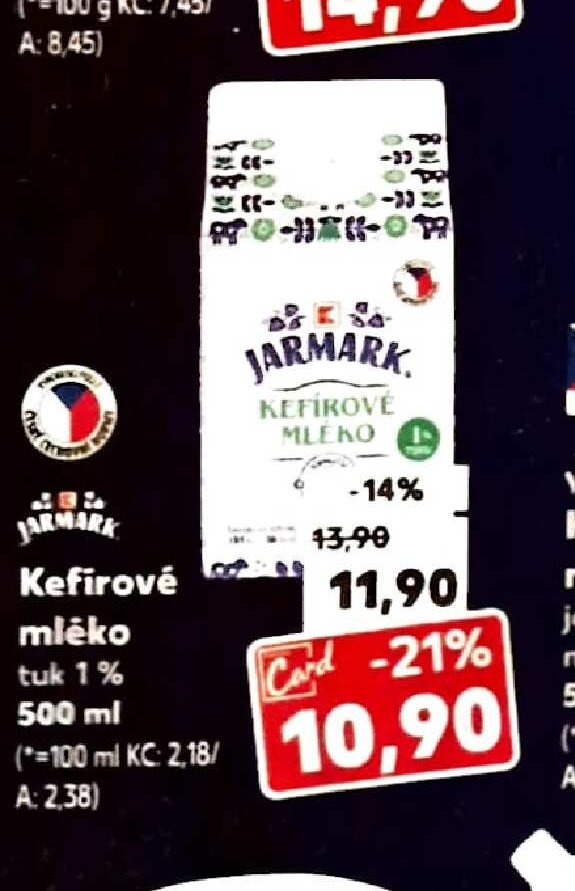 Jarmark Kefírové mléko 500 ml