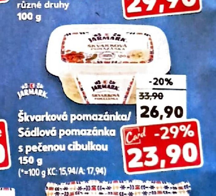 Jarmark Škvarková pomazánka 150 g