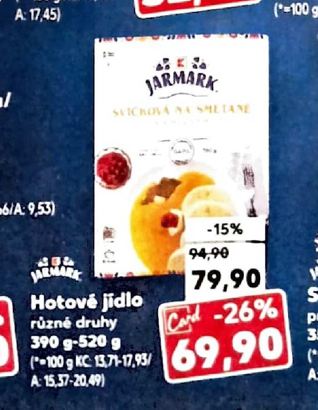 Jarmark Hotové jídlo 390 g - 520 g