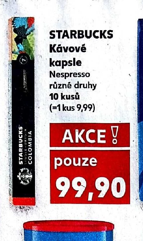 Starbucks Kávové kapsle Nespresso