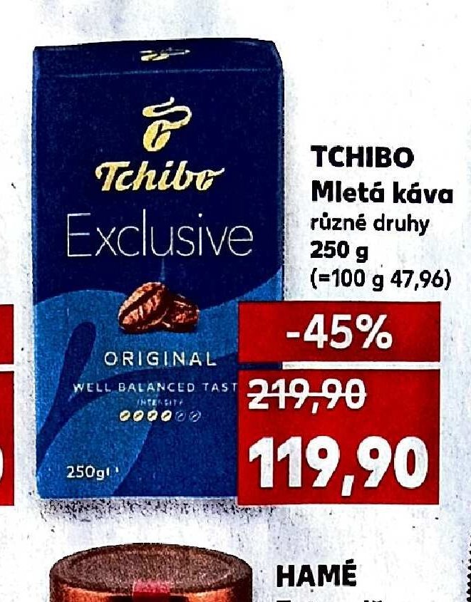 Tchibo Exclusive mletá káva