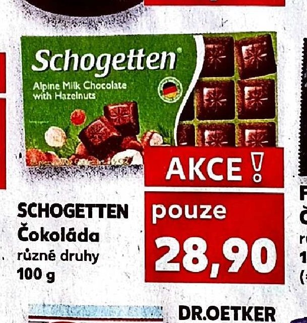 Schogetten Čokoláda