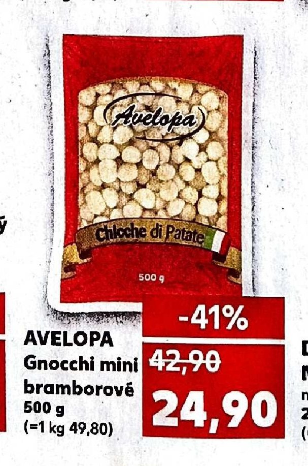 Avelopa Gnocchi mini bramborové