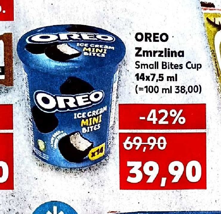 Oreo Zmrzlina Small Bites Cup