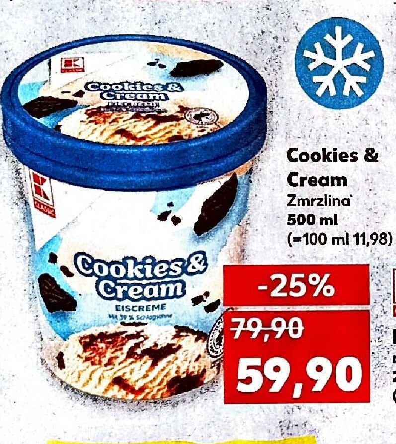Cookies & Cream Zmrzlina